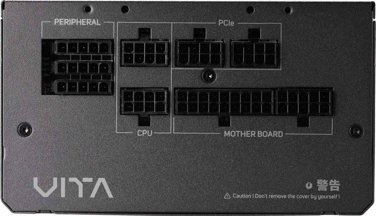 Fsp Vita Gm 650W Power Supply Unit 20+4 Pin Atx Atx Zwart voeding - afbeelding 3