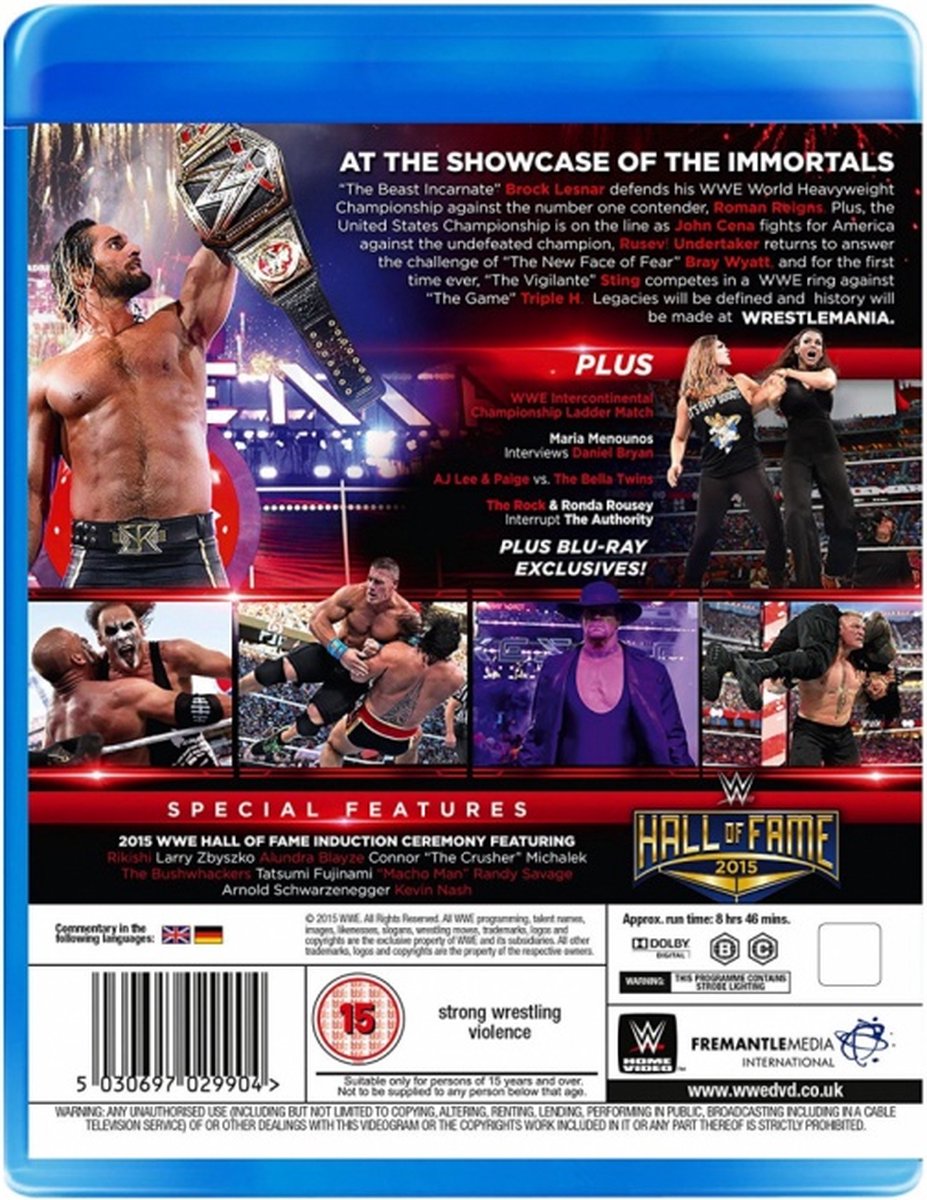 Wwe - Wrestlemania 31
