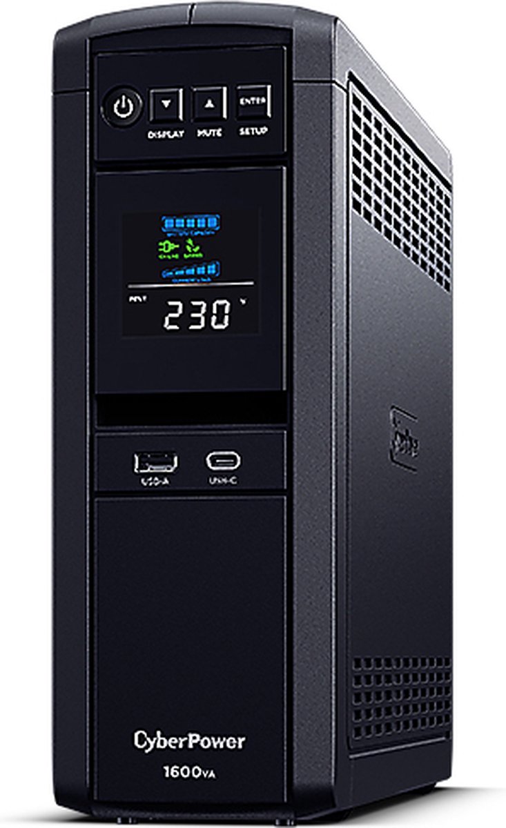 CyberPower CP1600EPFCLCD UPS Line-interactive 1,6 kVA 1000 W 6 AC-uitgang(en)