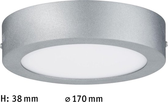 WallCeiling Lunar LED-Panel 300mm 17W 230V Weiß Matt Alu Von Paulmann