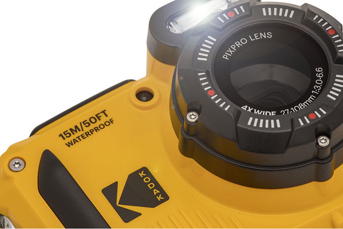 Kodak PIXPRO WPZ2 geel, waterdicht tot 15 meter thumbnail 2