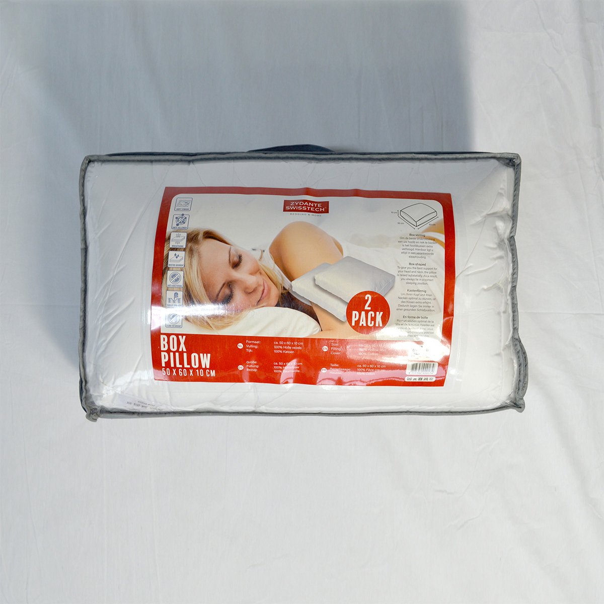 Klaas Vaak Hoofdkussen Set (4 Stuks) - Boxkussen - Dreampearls