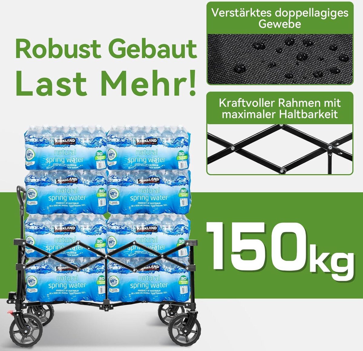Hikenture Bolderkar, 135 liter - Bolderkarren