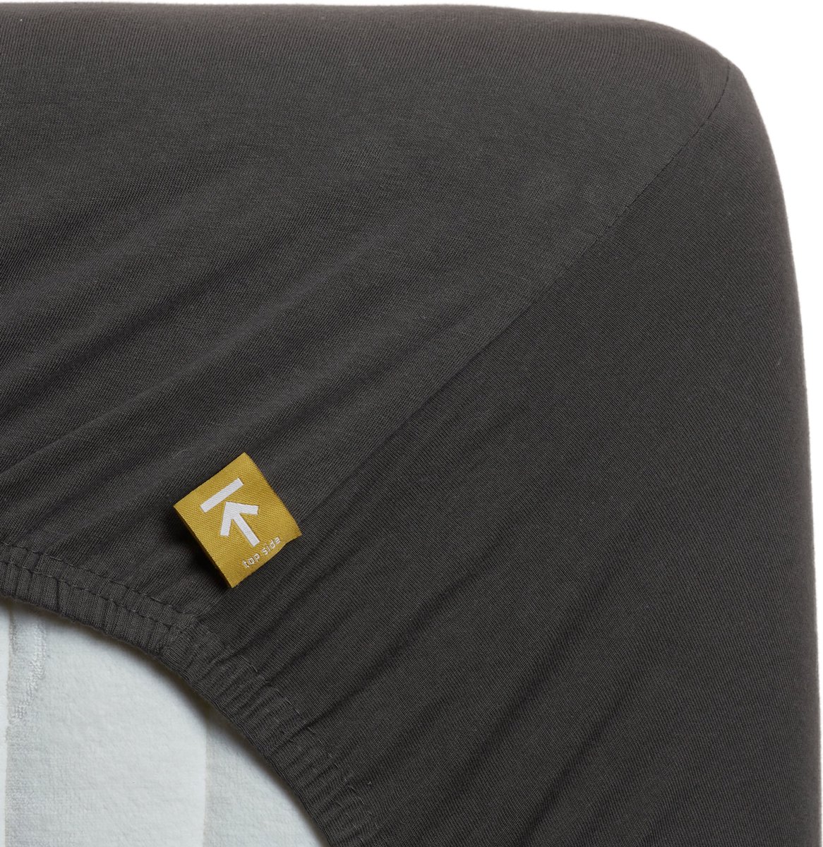 Beddinghouse - Jersey Stretch (5% lycra) - Hoeslaken - 120x220 cm - Antraciet - premium kwaliteit