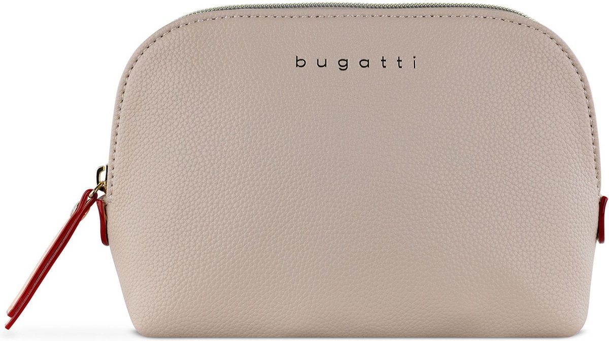 Bugatti Ella Cosmetische tas 21 cm - 1 L - Ritssluiting - beige