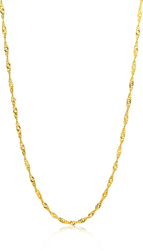 Miore - Chaîne en Or jaune - Femme - Or 14 Carats - Bijou hypoallergénique