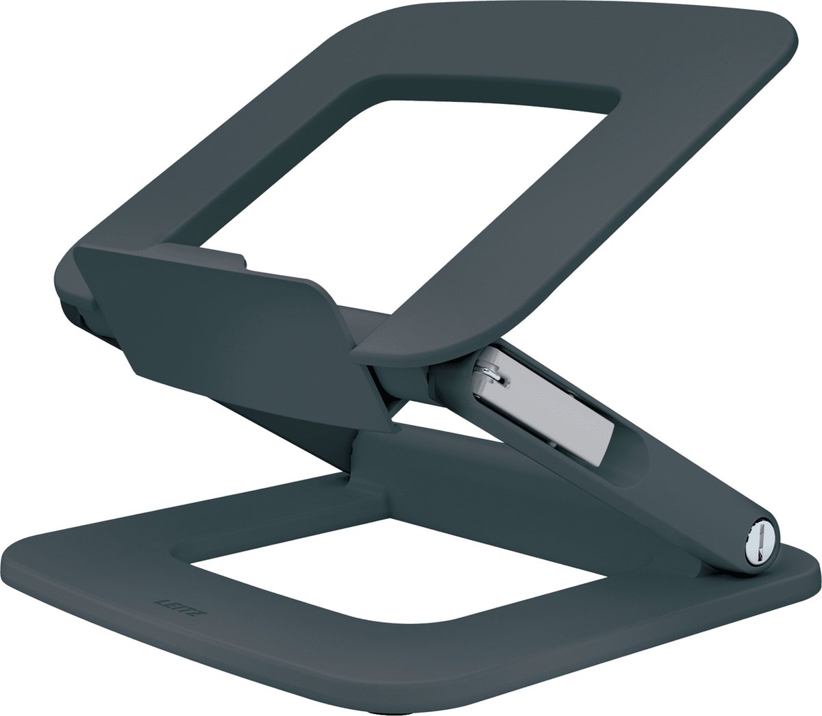 Leitz Ergo Verstelbare Multi-hoek Laptopstandaard - 80% gerecycled plastic - Donkergrijs