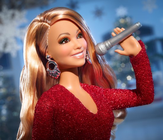Barbie Mariah Carey Kerstpop Rood van Barbie — afbeelding 5