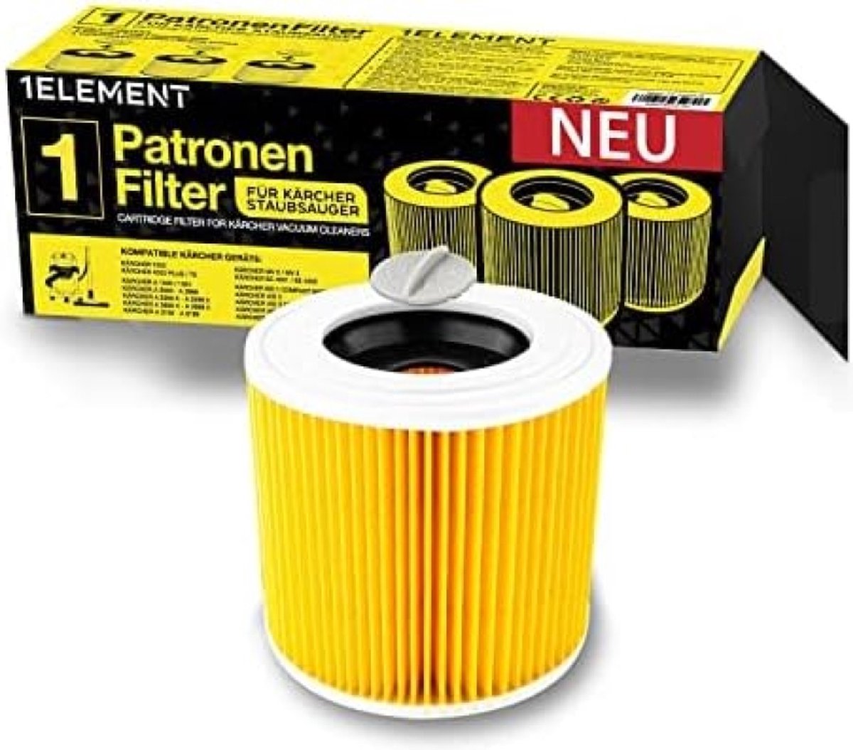 Stofzuigerfilter (1x WD3 Filtre)
