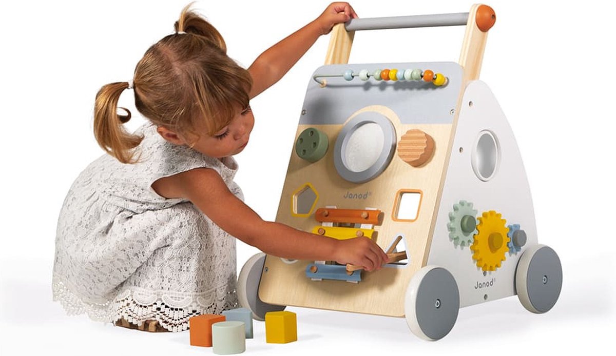 Janod - Sweet Cocoon - Multi-activiteiten loopwagen — afbeelding 3
