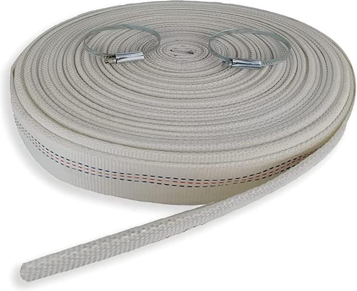 15-inch platte waterpompslang 30m brandverbinding irrigatie waterpomp buitenafvoer vijver