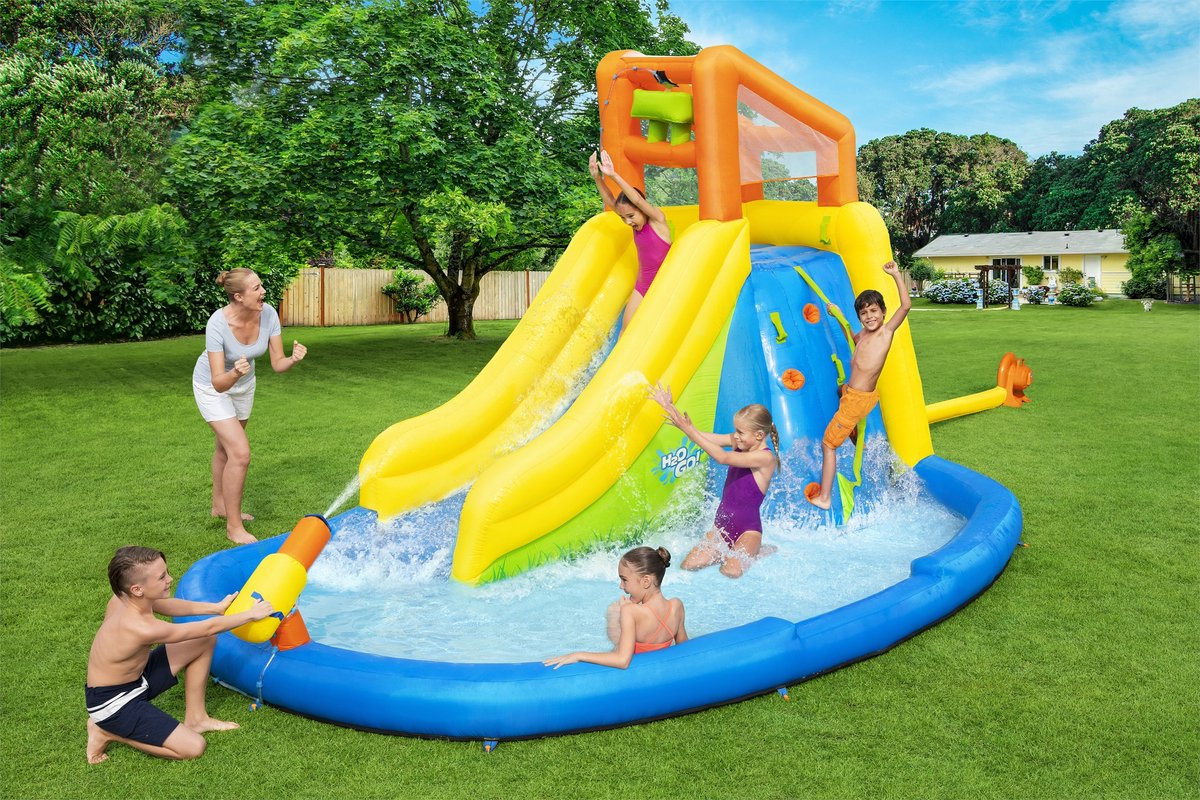 Bestway H2OGO! Waterpark mount splashmore - speelzwembad - klimwand - Glijbaan — afbeelding 2