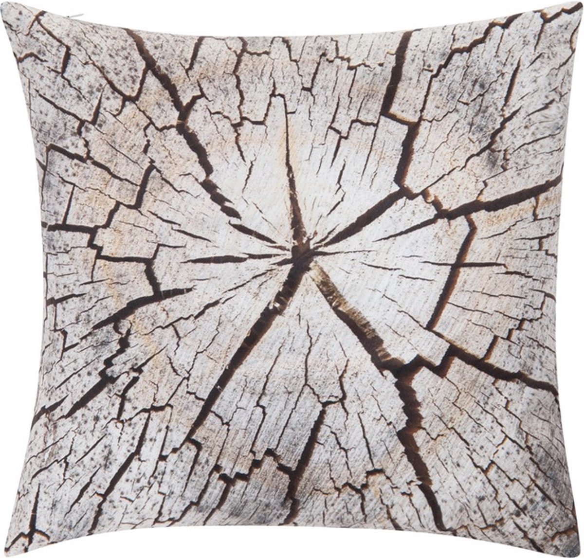 Linen & More Teddy Oak Kussen | 45 X 45 | Sierkussen Voor Woonkamer Of Slaapkamer Grijs