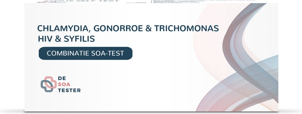 Goedkoopste The Tester - Chlamydia, Gonorroe, Trichomonas, HIV & Syfilis Test - Man