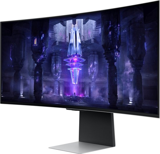 Samsung Odyssey G8 LS34BG850SUXEN - QHD Ultrawide OLED Smart Monitor - Apple AirPlay - Tizen - Wi-Fi - 175Hz - 34 inch