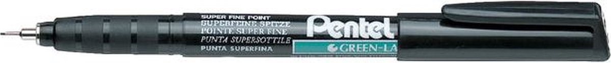 Fineliner pentel nmf50 f zwart | 12 stuks