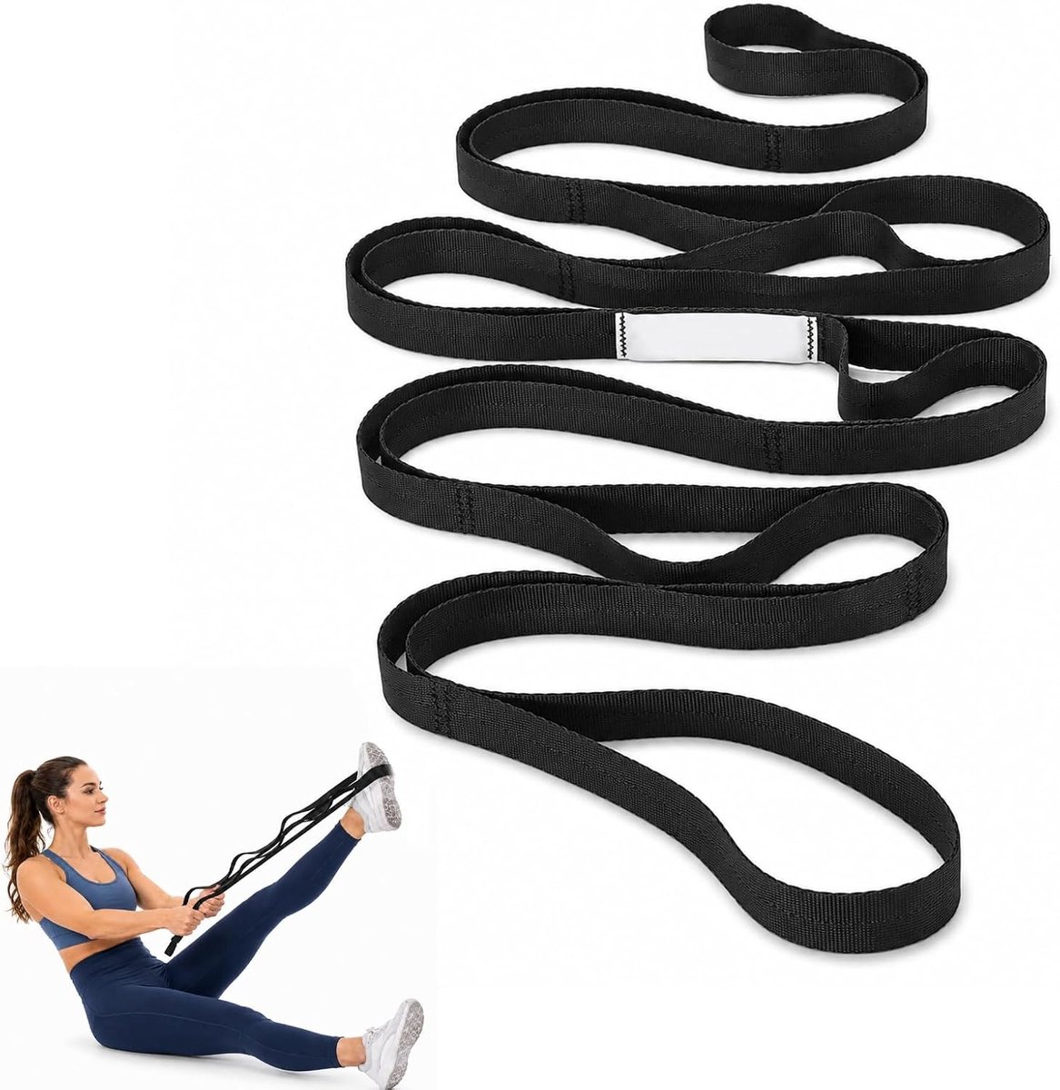 180 cm Loop Bands voor Gym, Aerial Yoga en Fitness - Versterk je Kracht en Flexibiliteit