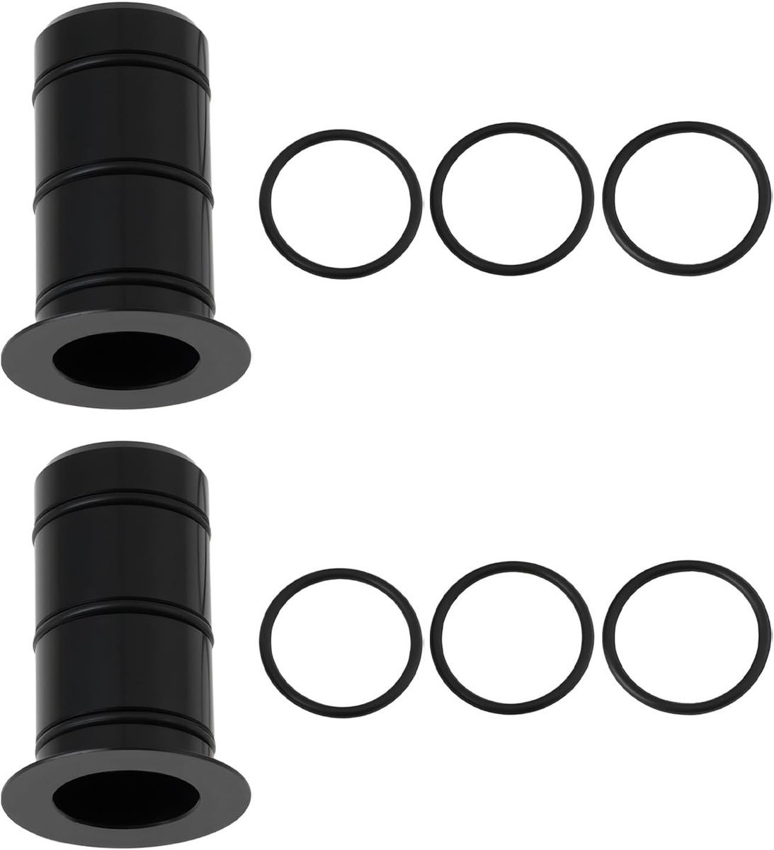 Bicycle Wheel Hub Adapter 15mm naar 12mm Aluminium 2Pcs voor Fietsen, Geschikt voor de meeste Fietswielen