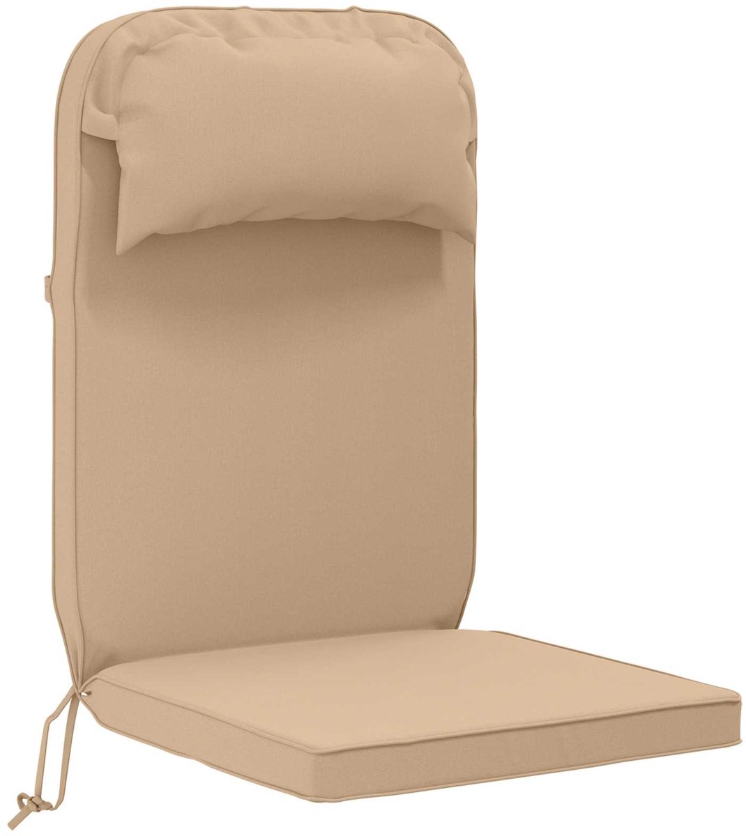 vidaXL Kussen - voor - Adirondack-stoel - 100% - Polyester - Zand