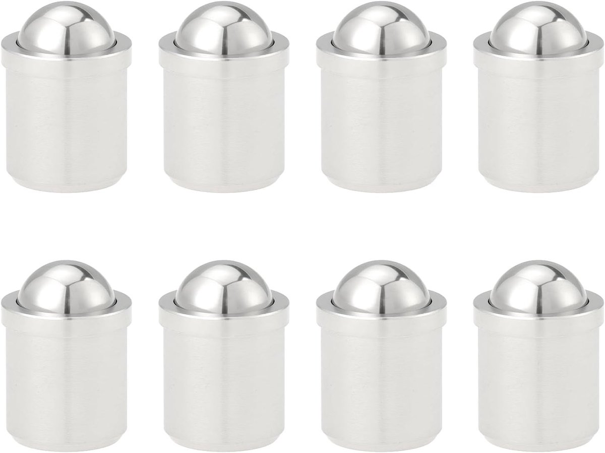 30 Stuks 6x7mm Balpunt Veerplungers van Roestvrij Staal voor Jigs, Fixtures en CNC Toepassingen