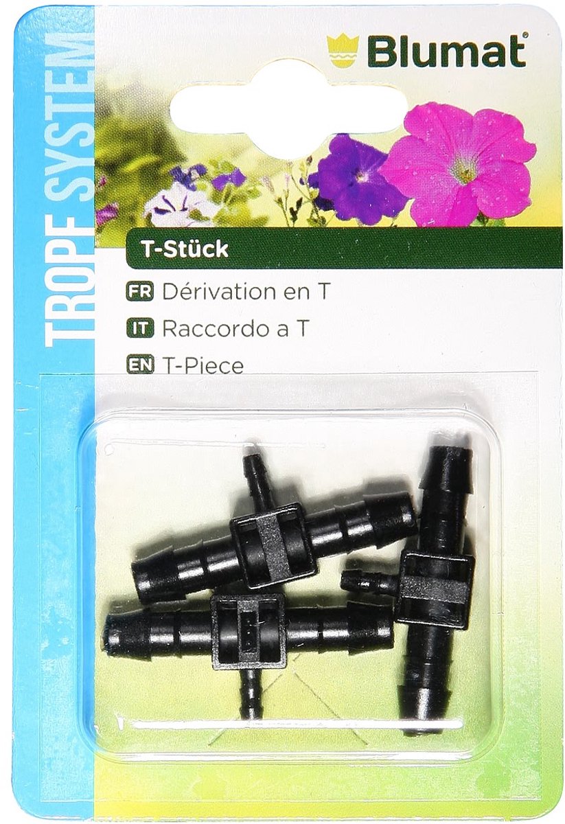 Blumat T-stuk 8-3-8 mm set van 3