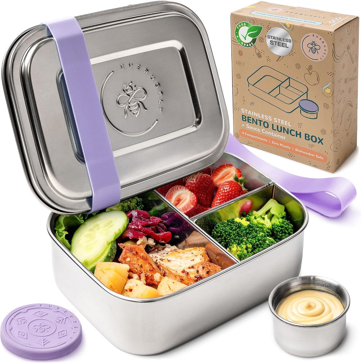Lunchbox - 0,8 liter - Vaatwasserbestendig