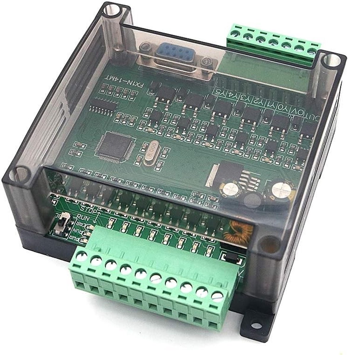 24V Programmable Logic Controller FX1N-14MT voor Industriële Toepassingen met Transistoruitgang en DC24V Voeding