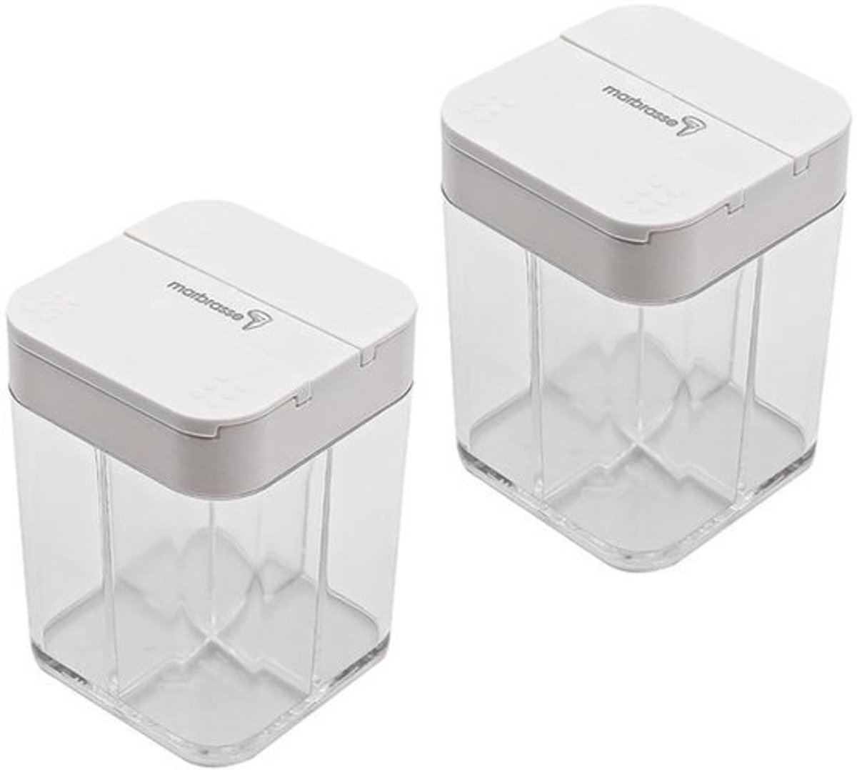 Allecto - Kruiden Shaker - Kruidendozen voor Thuis - Wit - Peper