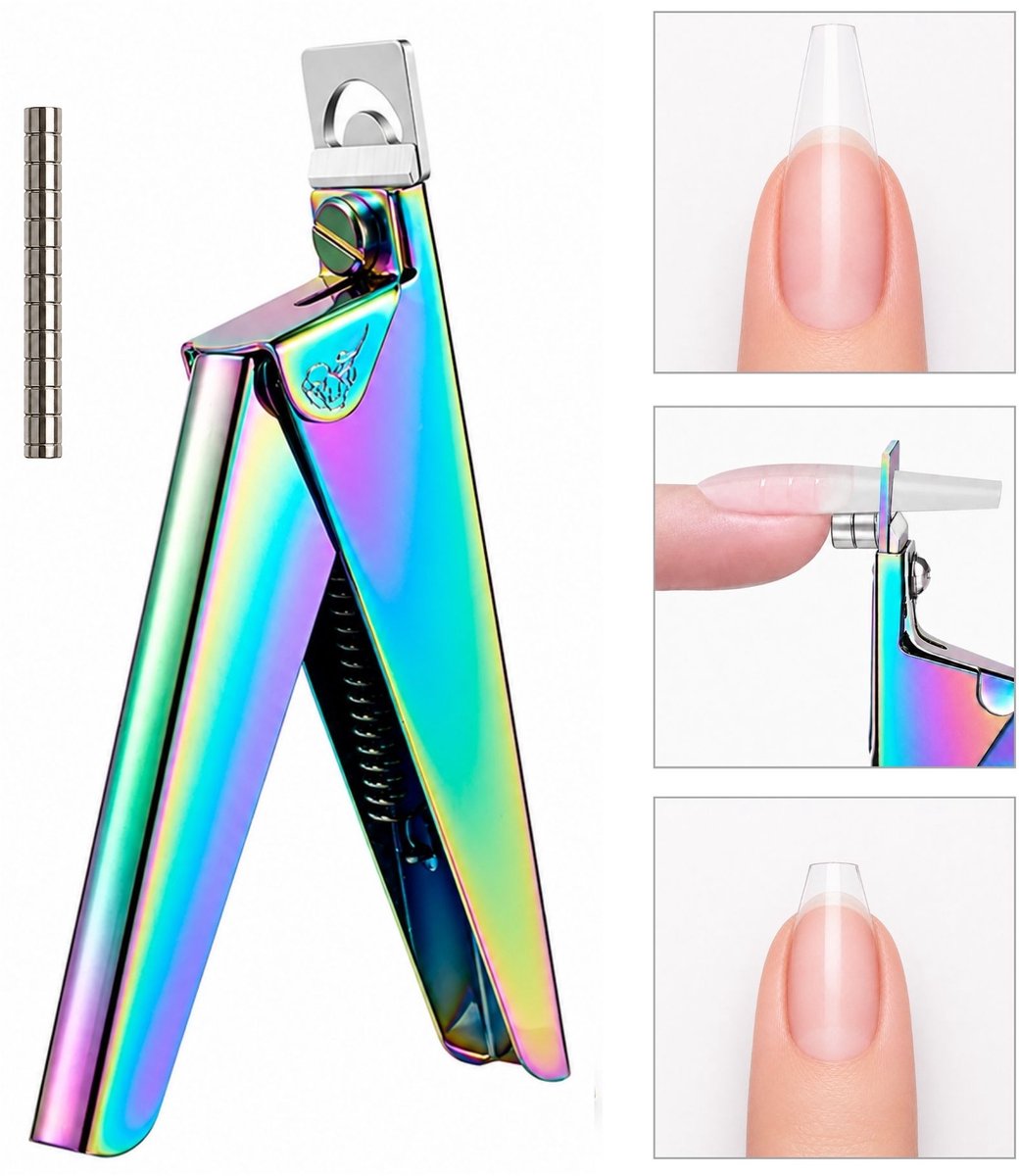 Goodbitz - Nageltipknipper met magneten - Tipknipper - Kunstnagel knipper - Tip cutter - Tip knipper - Acryl knipper - Kunstnagelknipper - Nageltip knipper - Manicure tools