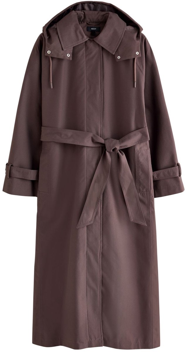 Next - Dames - Waterbestendige trenchcoat - Bruin