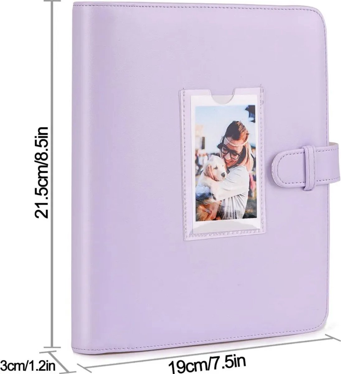 Een fotoalbum Geschikt voor 272+1 vakjes, Geschikt voor Instax 3-inch film.
