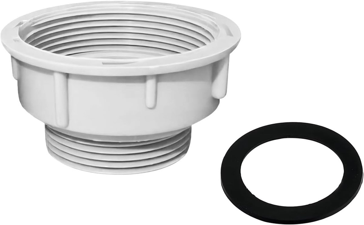 Adapter voor Siphons met 60mm Vrouwelijke Draad en 47mm Mannelijke Draad Reducer voor Wastafels en Sanitair