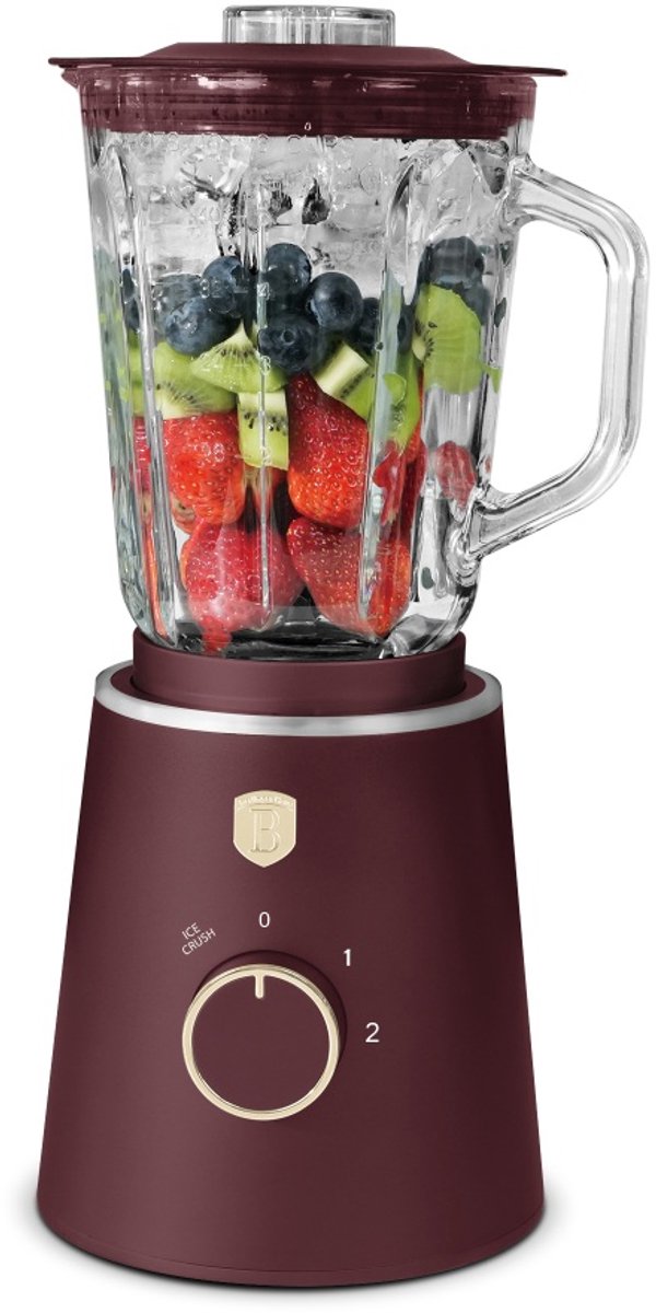 Tafelmixer met glazen kom van 1,5 L, 1000 W, Leonardo Collection