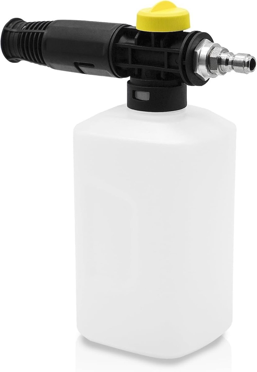 Jet Bottle Snow Foam Lance voor Hoge Druk Wasmachine - Universele Schuimgenerator voor Auto, Verstelbare Spuitmond, 750ML