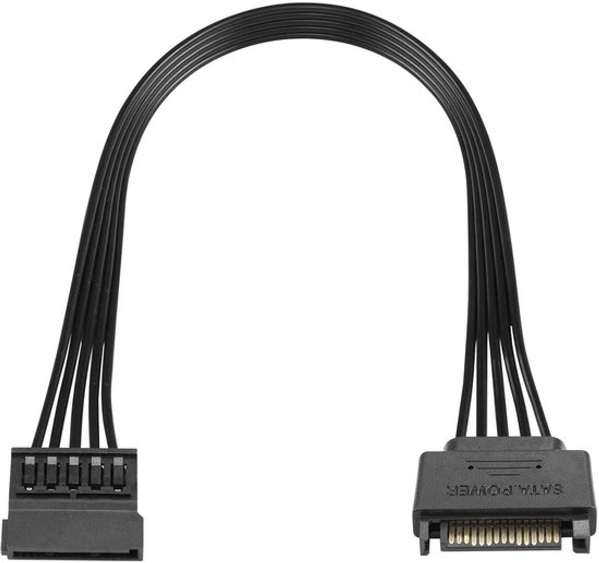 Dailygoody - 15 Pin Sata Power Extension Kabel 30cm - Male naar Female voor Hdd