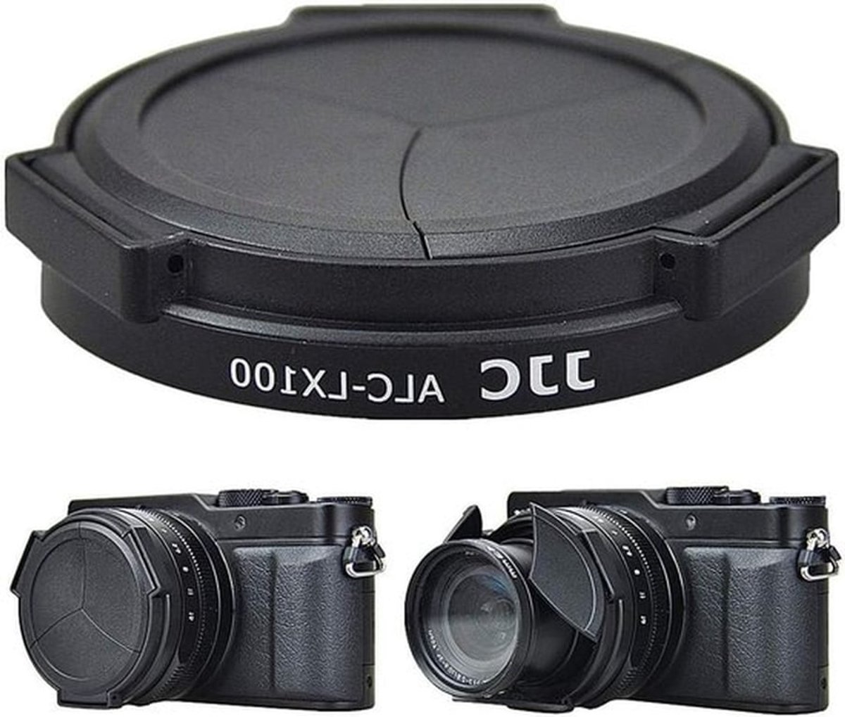 Auto Open en Close Lens Cap voor Panasonic LUMIX DMC-LX100 en LEICA D-LUX Camera's - Vervangt DMW-LFAC1, Bescherming, Accessoire, Zwart