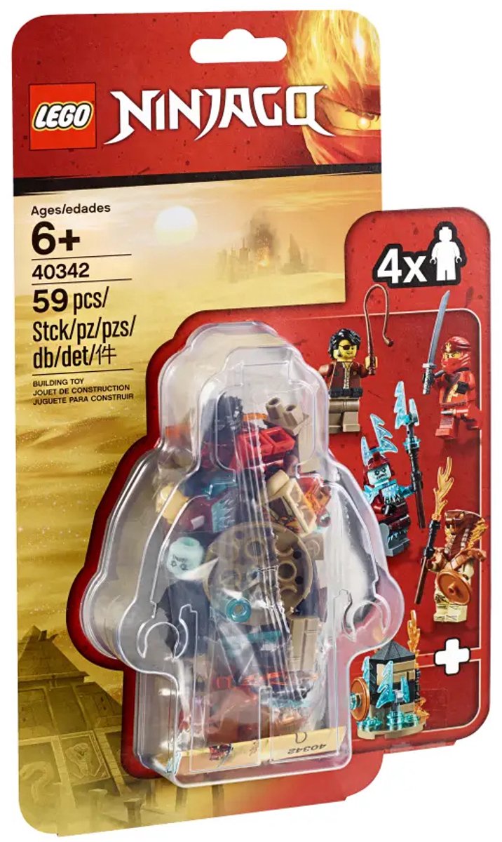 LEGO NINJAGO MF Set 40342, Bouwpakket, 6 jaar, Kunststof, 59 stuk(s)