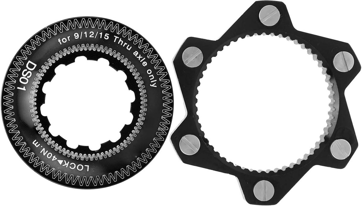 Brake Center Lock voor het omzetten van Shimano Center-Lock naven naar 6-bolt rotoren, ideaal voor fietsverbetering en prestatieoptimalisatie