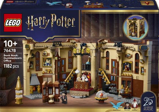 LEGO Harry Potter Dumbledore's Kantoor (76478) doos met speelgoedset, 1182 onderdelen.