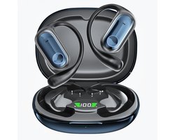 De Q17 open-back Bluetooth 5.4 oordopjes beschikken over AI-vertaling, een sportief oorhaakontwerp, aanraakbediening, stereogeluid en een effectief bereik van 10 meter.