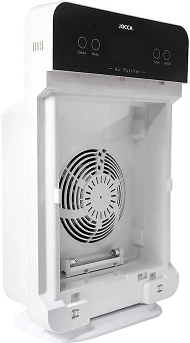 Luchtreiniger - Air cleaner - Airpurifier - Air purifier met DRIEVOUDIG Filter - Negatieve ionenluchtreiniger - Vangt Allergenen, Rook of Ziektekiemen op en Verwijdert ze - UV-Licht - Timer - Afstandsbediening - Wit