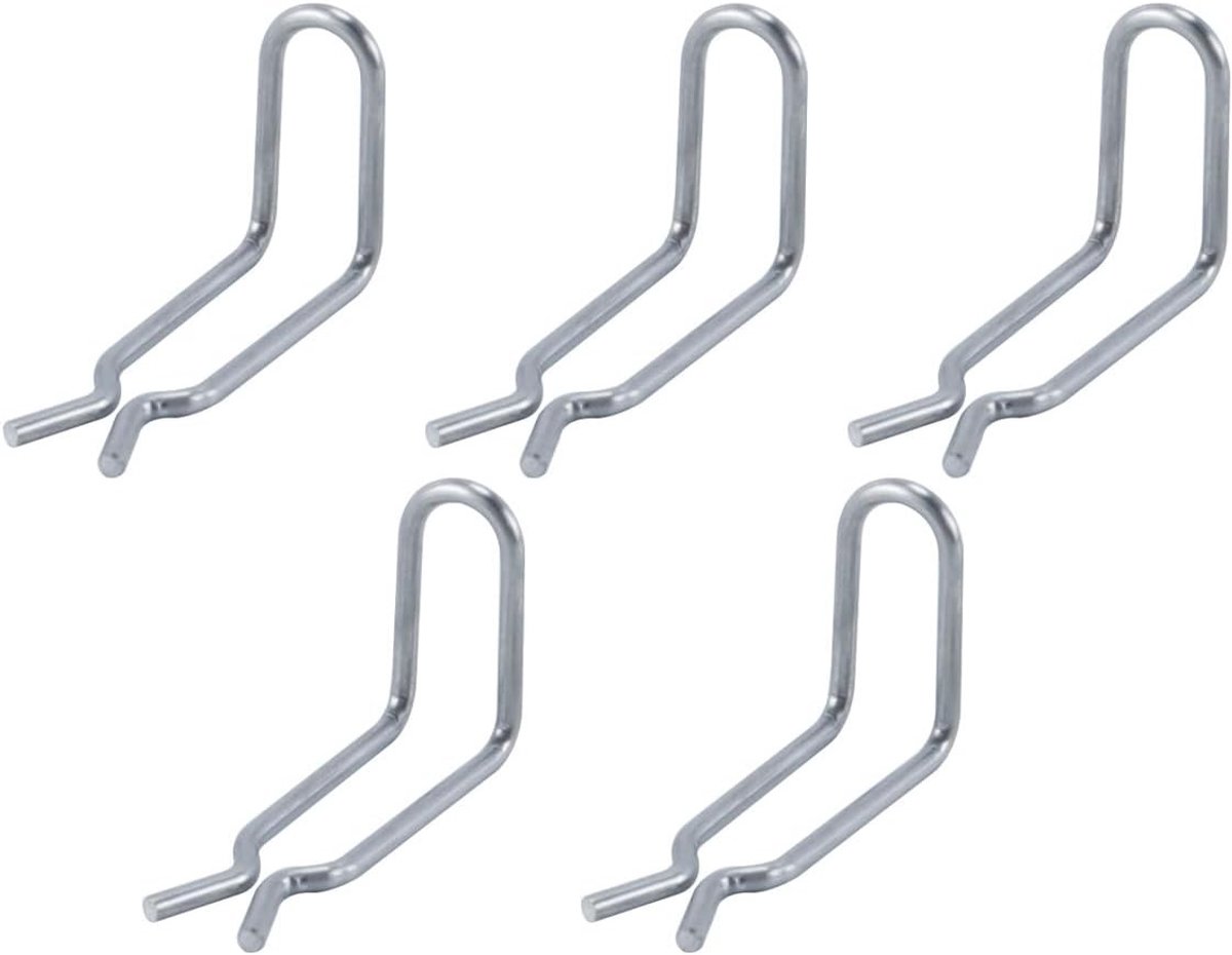 Set van 5 drukreiniger veerklemmen voor hogedrukslang, roestvrij staal 304, 38 x 22 mm, 2.8 g, ideaal voor tuinonderhoud en schoonmaakwerkzaamheden