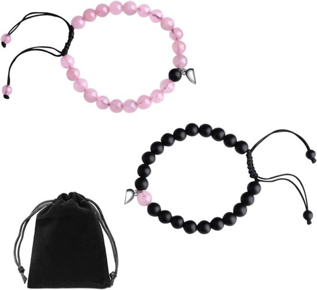 Allecto Plus - Magnetische armbanden voor koppels en vrienden - Set van 2