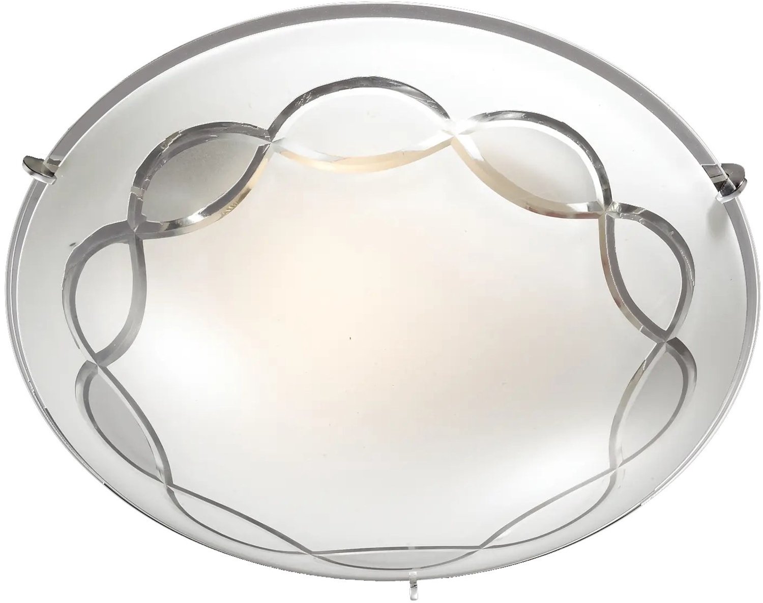 Fantasia SIRI ceiling lamp E27 2x60W Chroom + Wit glas - Stijlvolle Verlichting voor Elke Ruimte