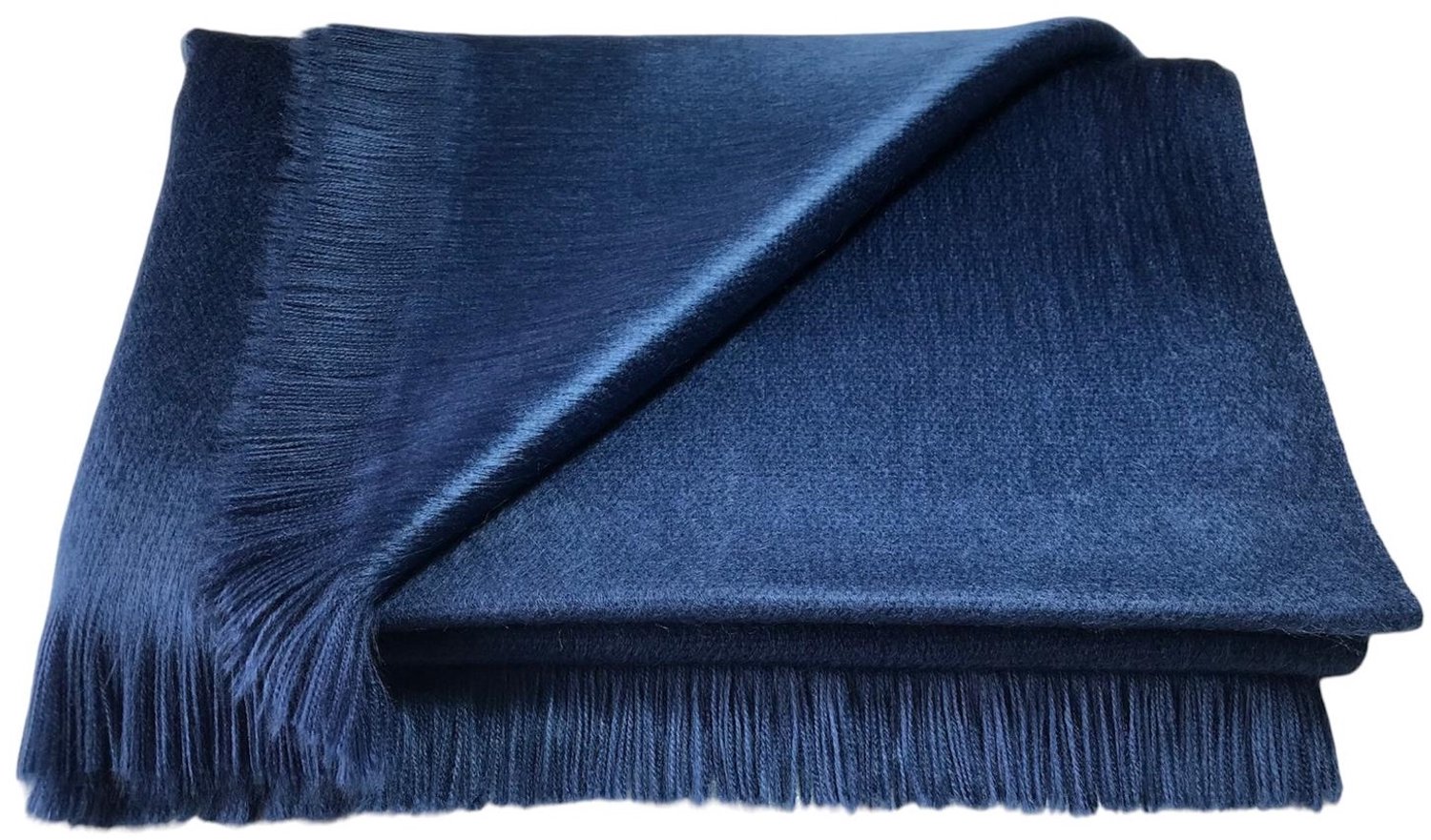 Alpaca D'Luxe Sjaal - Hypoallergeen - Blauw - Luxe cadeau - Zacht en van Kwaliteit - Elegant - Warm - Sustainable - Sjaals Dames - Sjaals Heren - Luxe Alpaca Wollen Sjaal - Nekwarmer - Zakelijk - Scarf - Comfortabel - Shawl - Stijlvol - Duurzaam