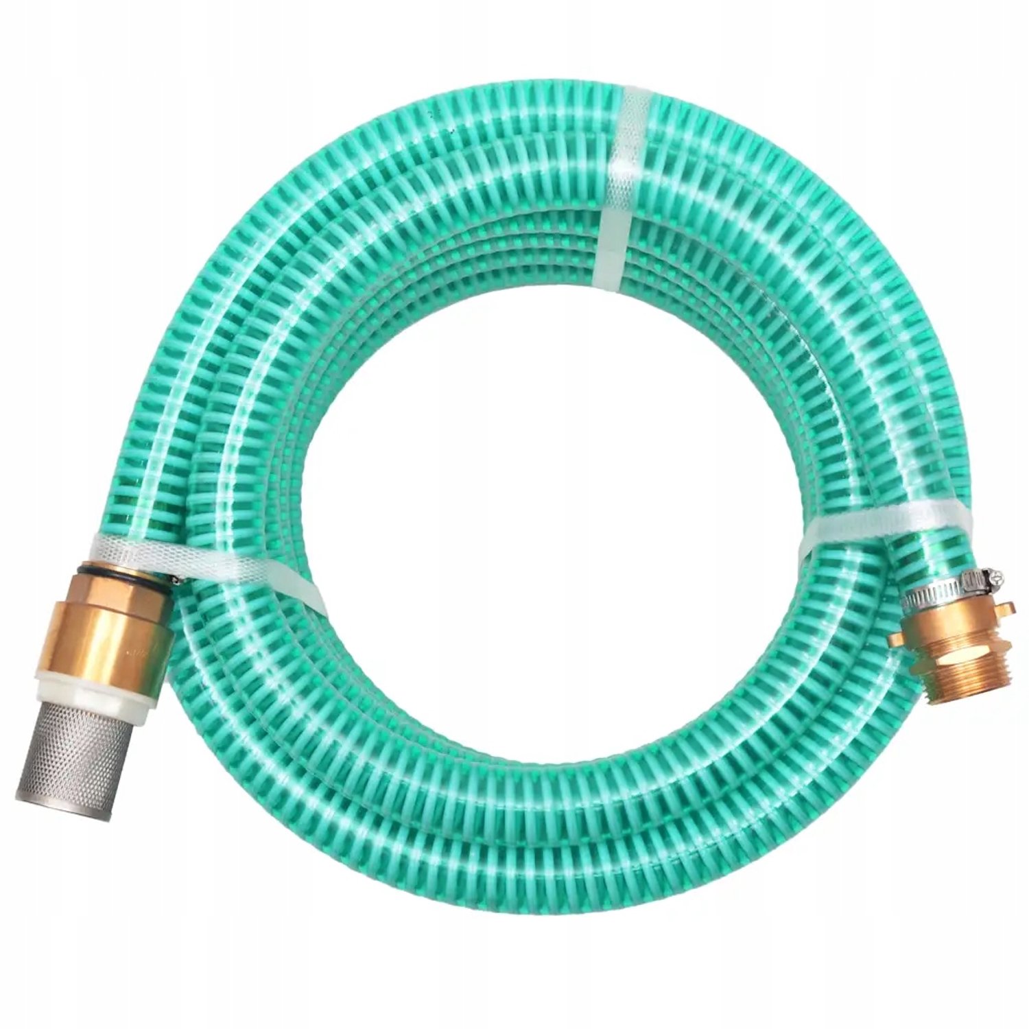 Zuigslang 15m Groen met Accessoires - 25/30mm