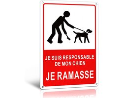 TAKULA 30 x 20 cm dog poo, I am responsible for my dog – dog feces, dog waste collection board - ShopVlot