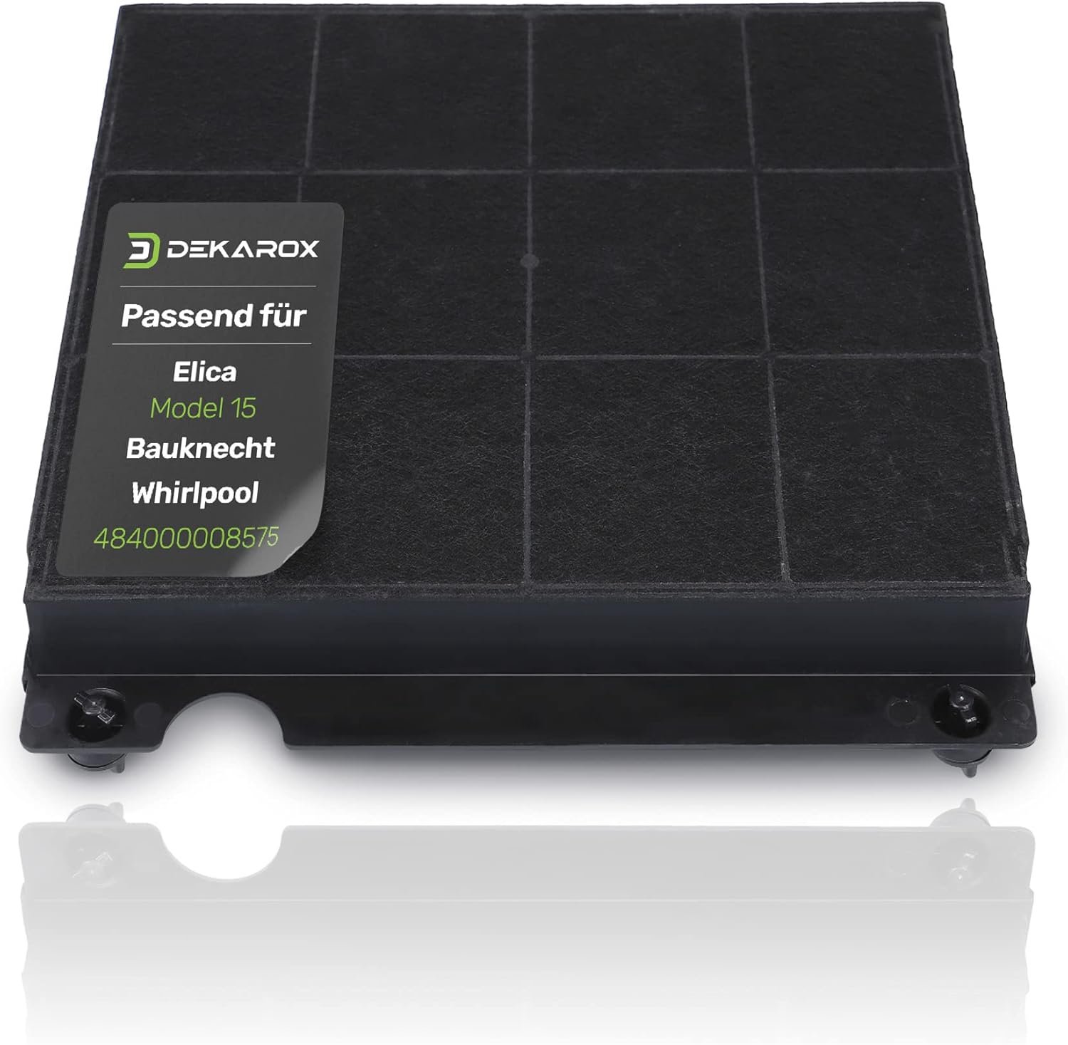 SnelShoppen - Activated Carbon Filter voor Afzuigkap - Geschikt voor Elica, Electrolux, Whirlpool - 230x190x30mm - Kookplaat Ventilatie