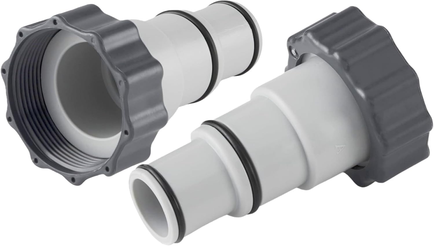 Verbindingsadapter voor zwembadslangen - 2 stuks - Vervangingsonderdelen voor filterpompen en bovengrondse zwembaden, ideaal voor installatie en onderhoud