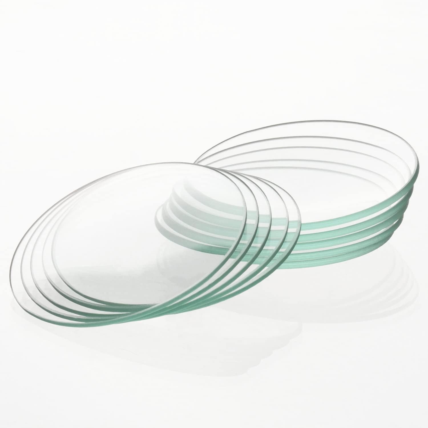 Laboratorium deksel 100mm - Borosilicaatglas - Set van 10 - Ideaal voor experimenten - ShopVlot